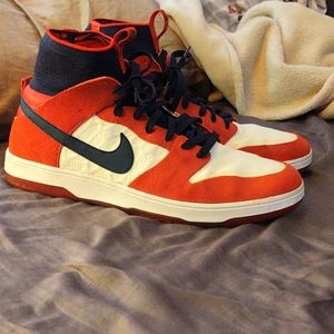 Nike SB Dunk High Elite Red Navy White